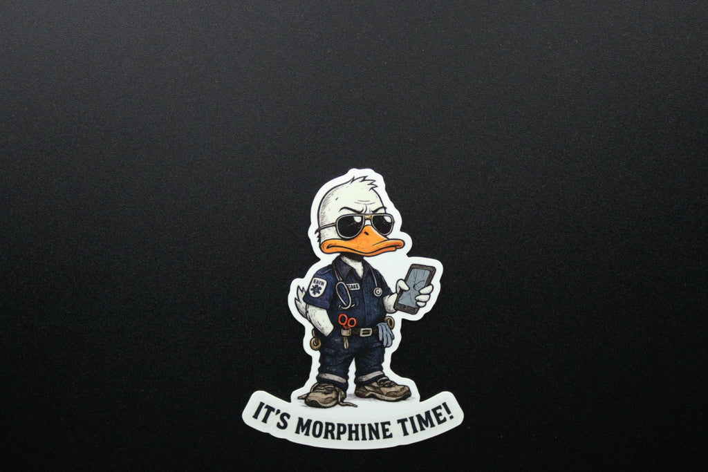 ITS MORPHINE TIME DECAL