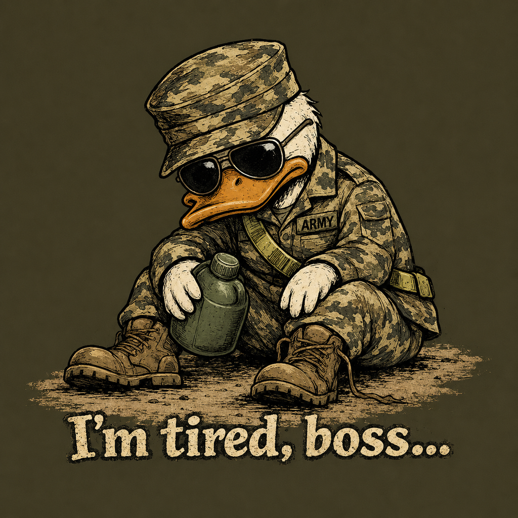IM TIRED BOSS DECAL