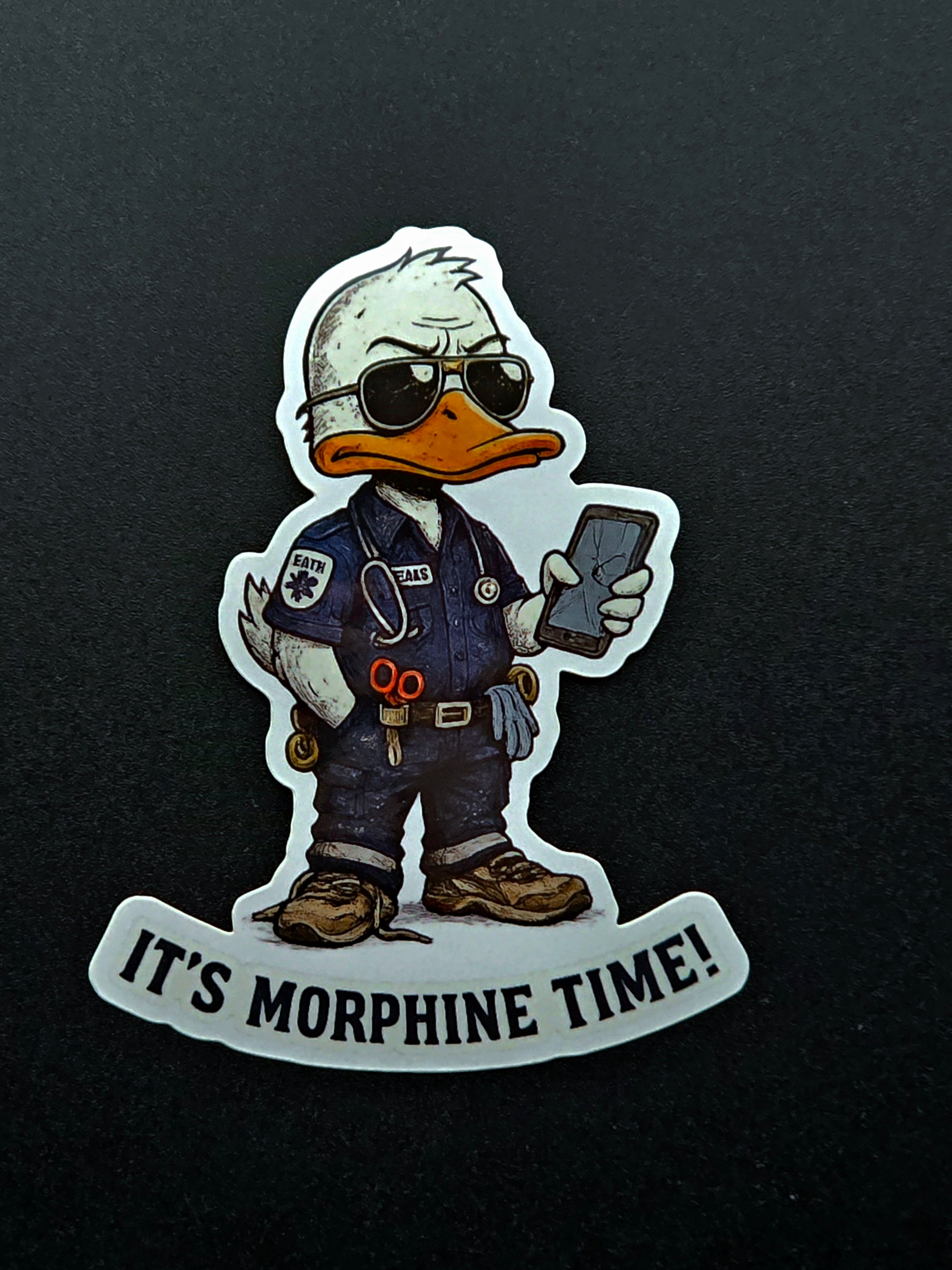 ITS MORPHINE TIME DECAL
